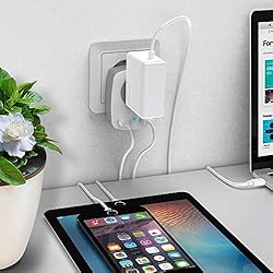 2Pack UK Travel Plug Adapter, Power Outlet