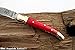 DKC Knives Sale DKC-62-RD RED Prince Laguiole Style Damascus Steel Folding Pocket Knife 4