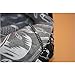 Tinksky Fashion Cutlery Style Chefs Hat Kitchen Catering Skull Cap Ribbon Cap Turban (Black+White)
