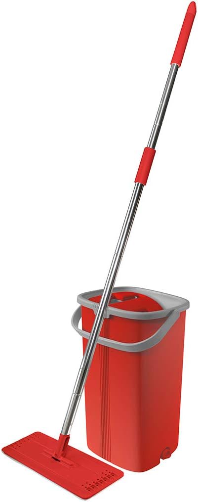 Sauber Meister Profi Bodenwischer Set Mit Eimer Mopp Wischmopp Smart Mop Kompakt Fortschrittlicher Bodenreiniger Mit Clean Dry Technologie Smart Mop Kompakt Amazon De Kuche Haushalt