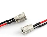RUNCCI-YUN 6 Pairs DC Power Jack Socket Plug Adapter 5.5x2.1mm 12V 5A Cable Wire view 2