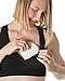 Kindred Bravely French Terry Scoopback Nursing Sleep Bra for Maternity/Breastfeeding (Medium, Black)