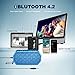 Bluetooth Speakers, Tinzzi IPX6 Outdoor Wireless Speaker with Bluetooth 4.2 technology, 1000mAh Battery, Built-in Mic for iPhone, iPad, Samsung, Nexus, HTC and Other Bluetooth Devices(Blue)