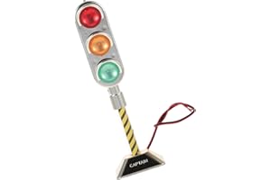 HAPINARY Traffic Signal Lamp Decor Miniature Traffic Light Model LED Car Room Ornament Tiny Stop Light