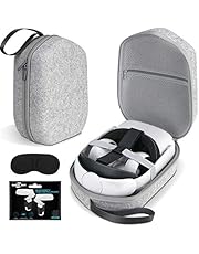 Oculus Quest 2 Case SARLAR Hard Carrying Case for Oculus Quest 2/Elite Version VR Gaming Headset and Touch Controllers Accessories, Suitable for Travel and Home Storage.