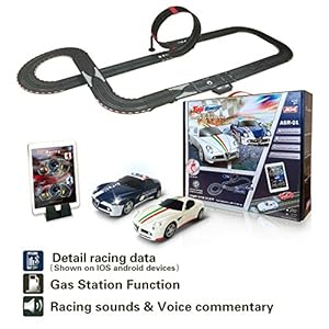 AGM Slot car Set with Racing Assistant APP No.ASR-01 1:43 Scale