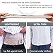 Travel Money Belt Waist Wallet RFID Blocking, Anti-Theft Passport Holder, Hidden Waist Stash for Men Women, Khaki (2 Credit Card RFID Blocking Sleeves Bonus)