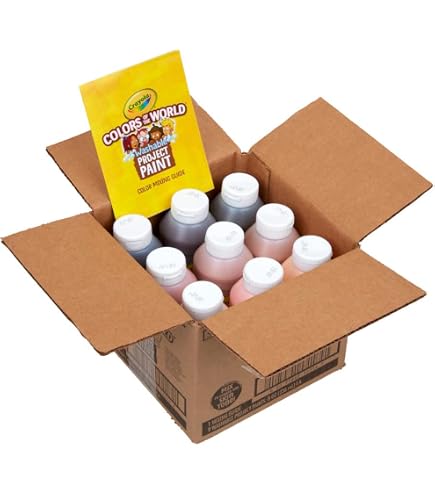 Set De 6 Témperas Metálicas Crayola Lavables – Colores Brillantes Para Niños