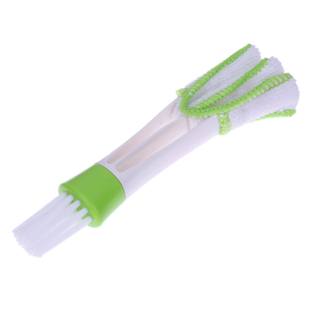 SKS Distribution® Car Cleaning Brush Double Ended Car Air Conditioner Vent Slit Brush Instrumentation Dusting