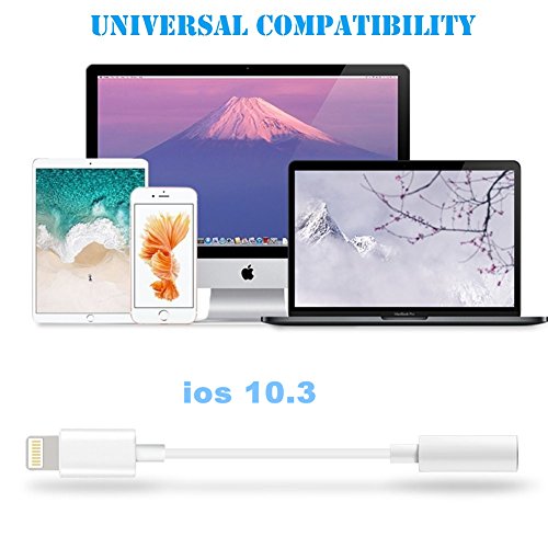 image for my-handy-design 2 Pack iPhone 7/7Plus Adapter Headphone Jack, iPhone H