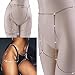 BleuMoo Sexy Women Shiny Crystal Rhinestone Thigh Leg Chain Body Chain Sexy Jewelry