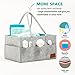 Diaper Caddy, Nursery Storage Bin & Tote Bag for Car Travel and Portable Organizer for Girls & Boys for Changing Table, Great Registry Shower Gift by In Real Life
