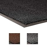 Notrax 231 Prelude Indoor/Outdoor Entrance Mat, for Home or Business, 3' x 6', Black
