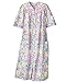Trapunto Yoke Housecoat, Plus