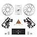 AFTERPARTZ NV-5 G3/ HS1 Bike Disc Brake Kit Front and Rear 160mm Caliper Rotor BB5 BB7 BB-5 BB-7
