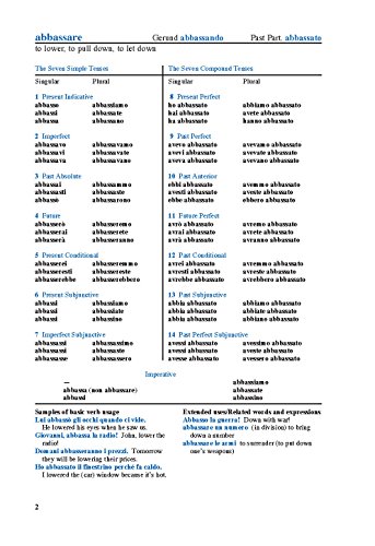 501 Italian Verbs (Barron's 501 Verbs)