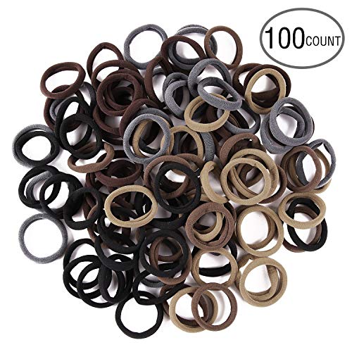 100 Pack Ponytail Holders Pack Of Elastic Hair Bands For Women