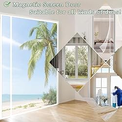 Magnetic Door Screen 90x260cm Door Screens Mesh