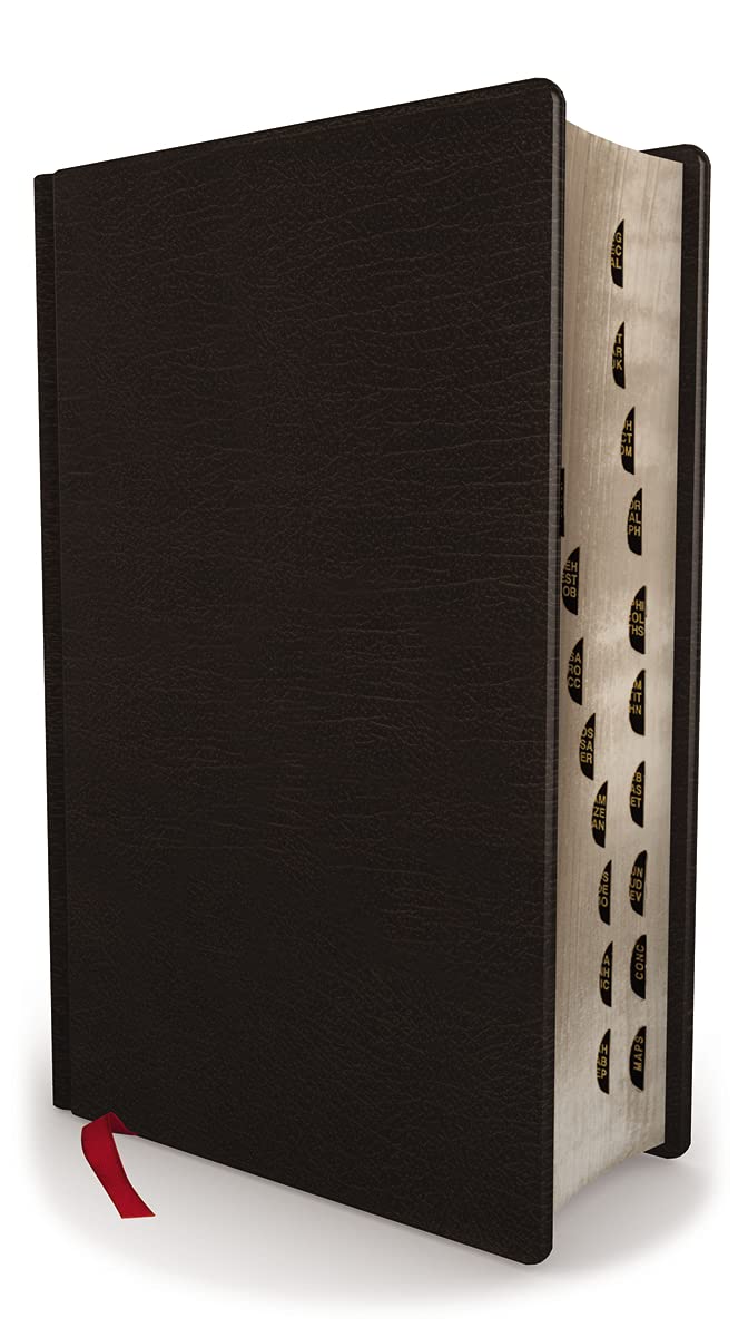 NIV, Cultural Backgrounds Study Bible (Context Changes Everything), Bonded Leather, Black, Red Letter, Thumb Indexed: Bringing to Life the Ancient World of Scripture