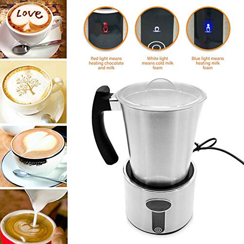 ALK Elektrischer Milchaufschäumer, Erwärmen Und Aufschäumen Für Heiße Und Kalte Milch, Geräuschloser Betrieb… – Bild 3