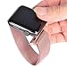 Classic 38mm Watch Band, Stainless Steel Mesh Milanese Loop Replacement Metal iwatch Band with Strong and Adjustable Magnetic Closure for Apple Watch Series 3 Series 2 Series1 , Rose Gold