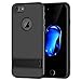 JETech Case for iPhone 8 iPhone 7 with Microfiber and Self Stand (Black)