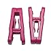 House Day 100 Pack Plastic Finger Clips for Hangers, Hot Pink Pants Hanger Clips, Strong Pinch Grip Clips for Use with Slim-line Clothes Hangers, Clips for Velvet Hangers