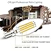 CRLight 3000K Dimmable LED Candelabra Bulb 4W Soft White, 40W Equivalent 400LM E12 LED Chandelier Bulbs, B11 Clear Glass Candle Torpedo Shape, 6 Pack