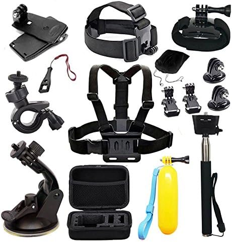 DoPlus Essential Accessories Bundle for AKASO EK7000 AKASO EK5000 GoPro HERO5 GoPro Hero Black Silver GoPro Hero 5 Session APEMAN A80 SJ Cam Sport Camera Action Camera