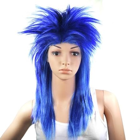 55cm Ladies Glam Punk Crazy Rock Rocker Chick Tina Turner Carnival