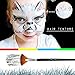 Amagic Fan Brush Set- Artist Soft Anti-Shedding Nylon Hair Paint Brushes for Acrylic Watercolor Oil Painting - Long Wood Handle with Storage Case, Set of 6