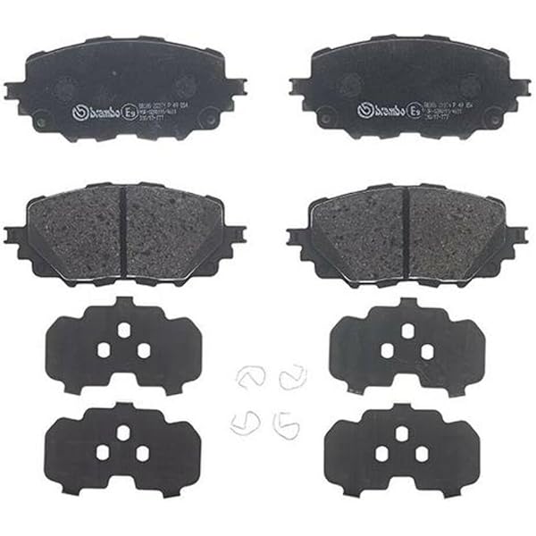 Amazon.com: Brembo P23182 Low-Met Front Disc Brake Pad Set ABARTH  