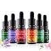 Aromatherapy Essential Oils COOSA Top 6 Aroma Oils Best Gift Set Unique Dropper Design Bottle Tea Tree Oil, Peppermint Oil, Lemon Oil, Lavender Oil, Sweet Orange Oil, Rose Oil 10ml