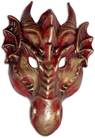 Magic of Venezia Venetian Dragon Mask Draco (Red)