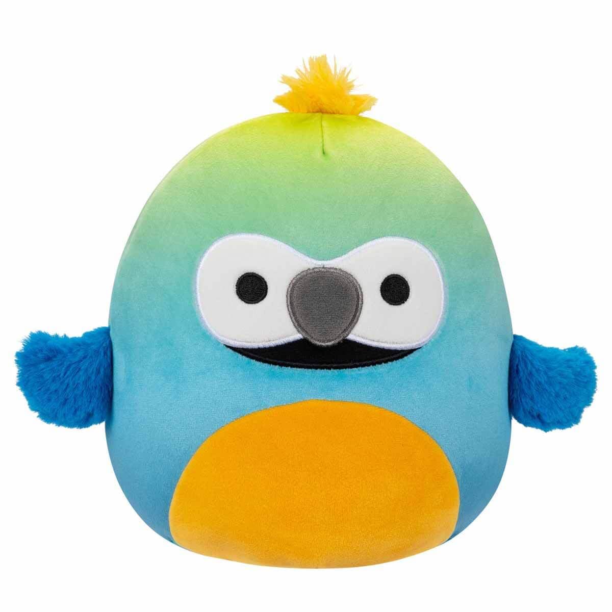 Squishmallows Original 7.5-Inch Baptise the Blue and Yellow Macaw - Small Ultrasoft Official Plush