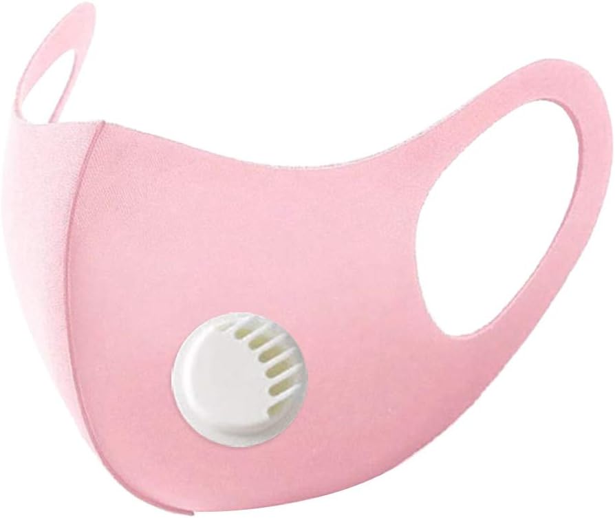 Sunlight Sports Spandex Lycra Children's Anti Smoke Dust Air Purifying PM2.5 Face 口罩 Coronávirùs Virüs Flü Germ Protection Máscara (Pink)