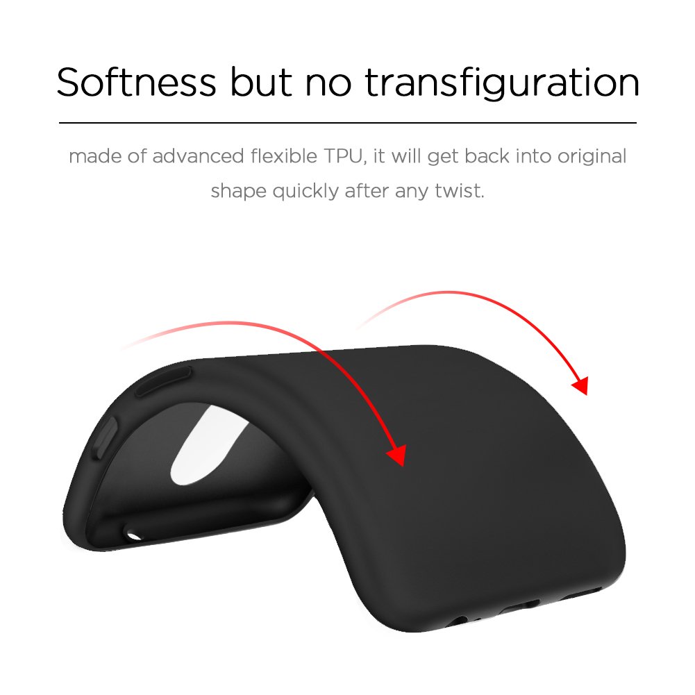 AROC OnePlus 6 Case Shockproof, TPU Gel Phone Cover Case Soft Back Bumper Protector Protective Case [Ultra-Thin] [Anti-Drop] [Anti-Scratch]