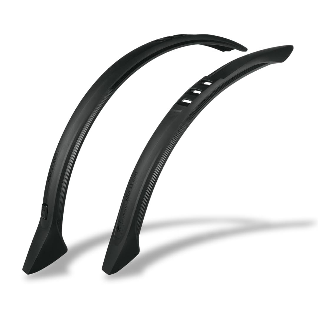 SKS GERMANY VELO 55 KIDS SET 20'' mudguard set (bicycle mudguard for children's bikes, for tyre widths 42-50 mm, universal angle attachment, strut attachment optionally available)
