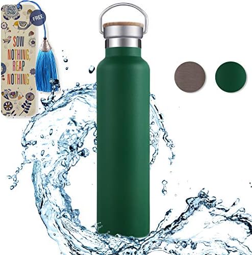 Lightning Deal Insulated Tumbler-Double Wall Stainless Steel Travel Coffee Mug, Thermo Cup No Sweat Water Flask Vacuum Bottle, BPA Free | FDA, Carnival, Pancake St.Patrick's Day (26 oz, Green)