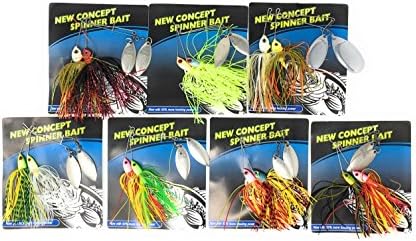Pack of 14 Best Hard Baits Spinnerbait Kit for Bass fishing (Kit #2, Spinnerbait Kit A)