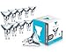 Triangle Bulbs T10289-10 (10 Pack) - Q35MR16/FL/GU10, 35 Watt, MR16 with UV Glass Cover, 120 Volt, GU10 Base, Halogen Flood Light Bulb, 10 Pack