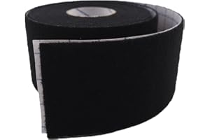 Klyranix Moleskin for Blisters, 2in x 16ft Adhesive Blister Bandages for Feet, Heels & Toes, Mole Skin for Blister Prevention & Foot Protection, Water Resistant Medical Padding Tape, Black