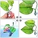 4 Pieces Betta Bed Leaf Hammock for Betta Fish, Lightweight and Realistic Resting Spot, No BPA, Practical, Comfortable and Safe (Double Leaf)thumb 2
