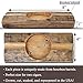 Briar and Oak Bourbon Barrel Stave Cigar Ashtray – Made in The USA from Reclaimed Authentic Bourbon Barrels - Great Cigar Accessories Gift Set for Men