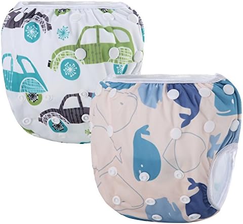 Martofbaby Reusable Baby Swim Diaper for Boys and Girls Washable Cloth Cover 0-3 Years