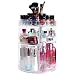 COOLBEAR 360 Rotating Makeup Organizer Clear Acrylic Cosmetic Storage Display Rack with 6 Layers Large for Skincare Cream Perfume and More