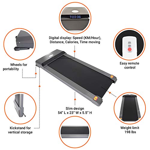 Conquer Under Desk Portable Electric Treadmill Walking Pad Pricepulse