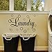 MoharWall Laundry Room Decal Quote Bubble Stciker Laundry Signs Wall Lettering Vinyl Art Sticker Décor