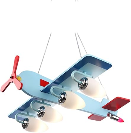 Aluk Nice Chandelier Chambre D Enfants Lampe D Avion Dessin Anime Creatif Oeil Led Chambre Lampe Garcon Salle D Eclairage Couleur Large Amazon Fr Cuisine Maison