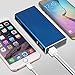 Gomeir Power Bank 13000mAh Portable External Battery Pack 2 USB Port Portable Charger for Apple iPhone iPad Air Mini Samsung Galaxy Note Galaxy S6 Edge GoPro Android and Smartphones Tablets(Blue)